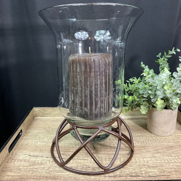 Hobby Lobby Accents Large Hurricane Candle Vase Change Up Your Home